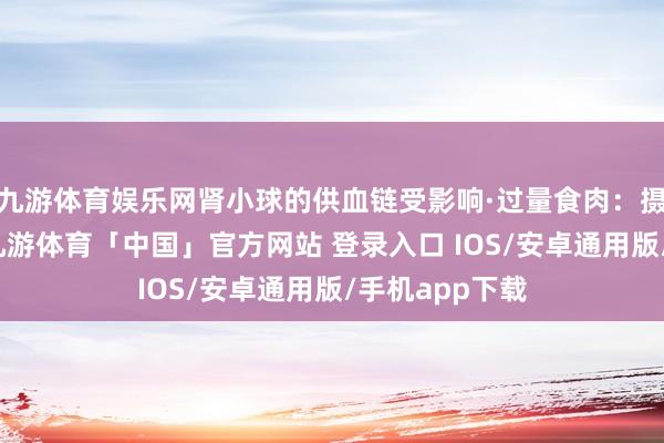 九游体育娱乐网肾小球的供血链受影响·过量食肉：摄入过多肉类-九游体育「中国」官方网站 登录入口 IOS/安卓通用版/手机app下载